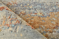 Roza Blue/Grey Abstract Area Rug