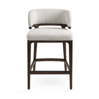 Lucian Grey Linen Counter Stool