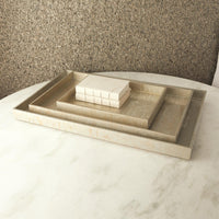 Champagne Silver Leaf Tray (2 Sizes Available)