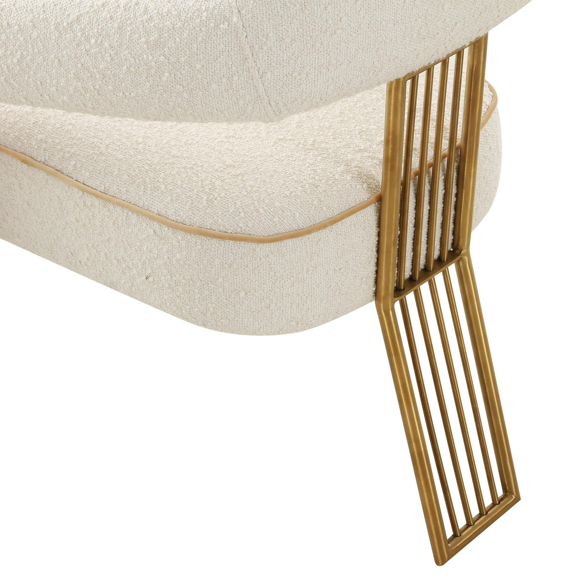Ainsley Cream Performance Boucle Dining Chair