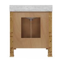 Constance 30.5"" Burl Wood Bath Vanity