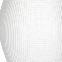 Silhouette Oversized White Vases, Set of 2