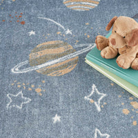 Rocket Blue Multicolour Area Rug