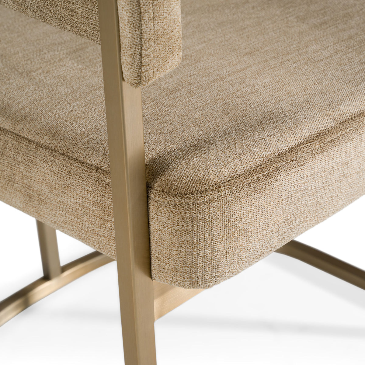 Villa Modern Brown & Gold Dining Chair