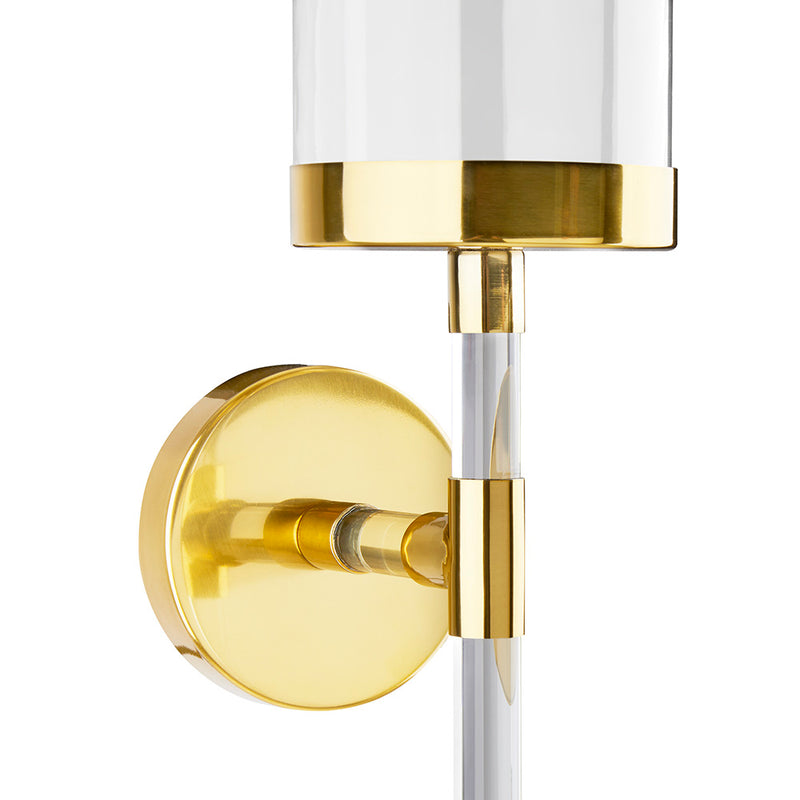 Dani Acrylic Gold Wall Sconce