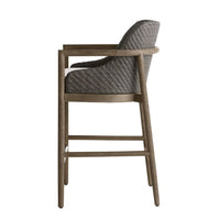 Chilton Outdoor Performance Boucle Dark Bar Stool