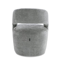 Gastra Grey Modern Fabric Dining Chair