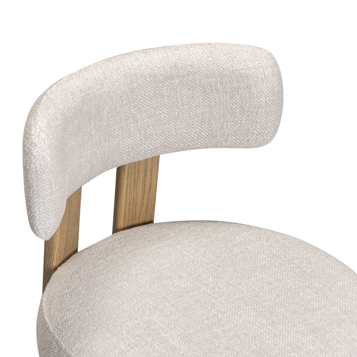 Ophelia Cream Performance Fabric Counter Stool
