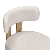 Ophelia Cream Performance Fabric Counter Stool