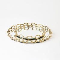 Linked Brass Tray (2 Sizes Available)