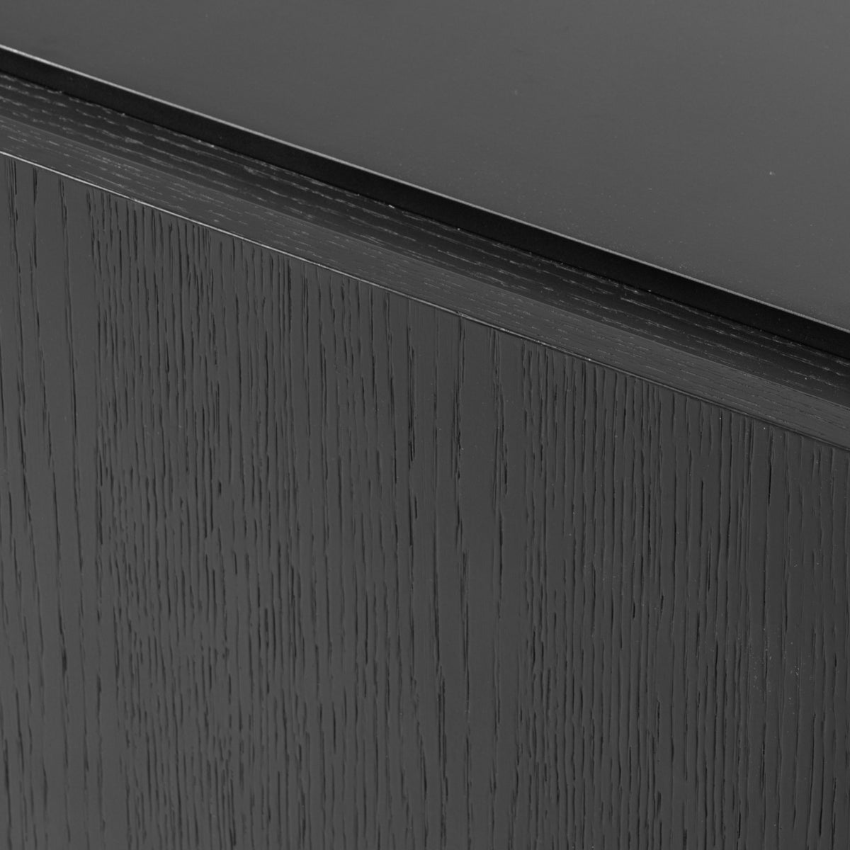 Anita Modern Black Oak & Gold Buffet