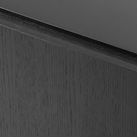 Anita Modern Black Oak & Gold Buffet