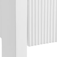 Liana Fluted White & Brass Etagere