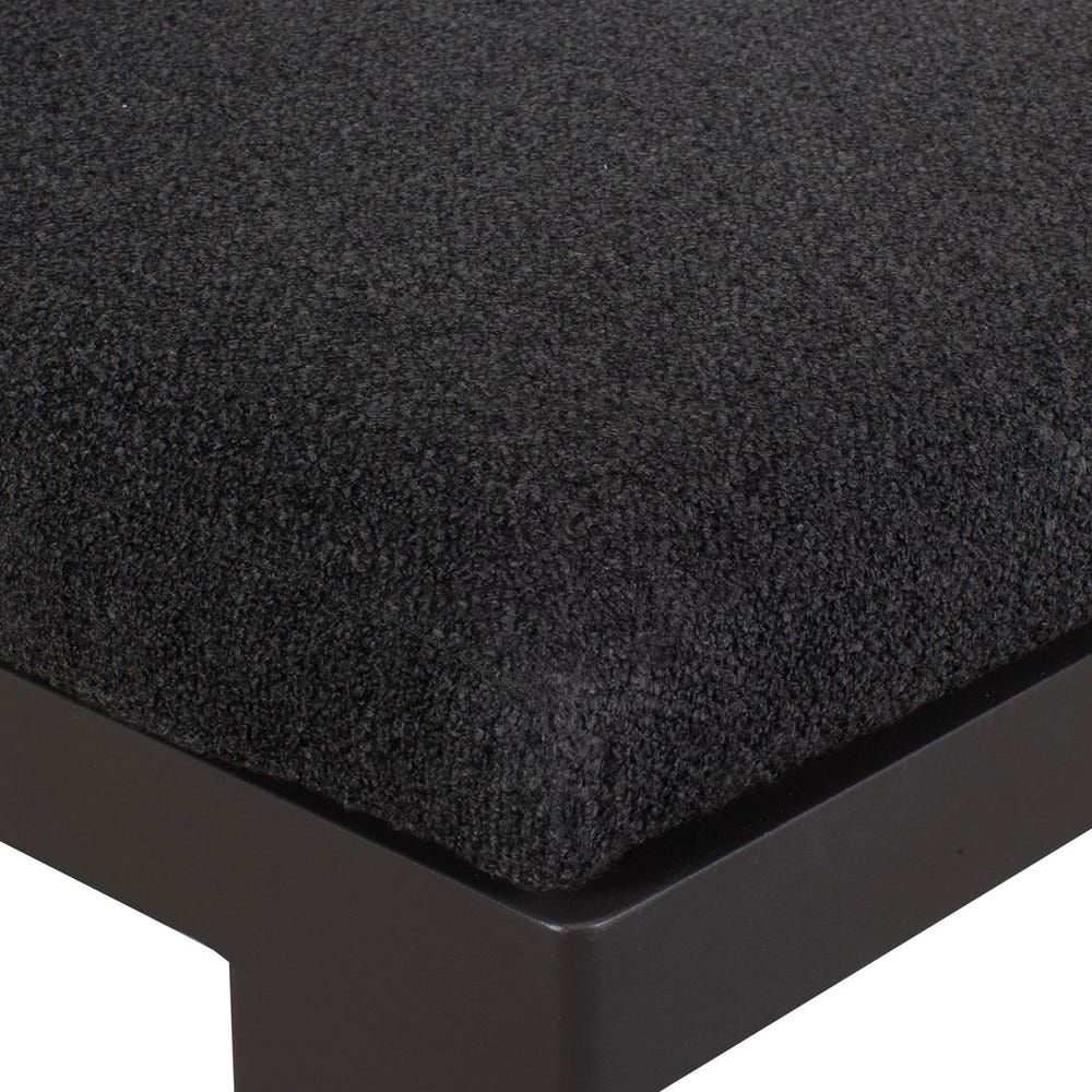 Verah Charcoal Outdoor Armless Dining Chair