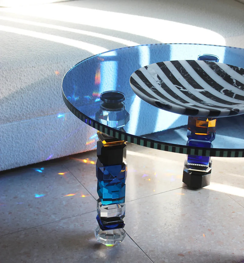 Francesca European Artist Collection Crystal Table