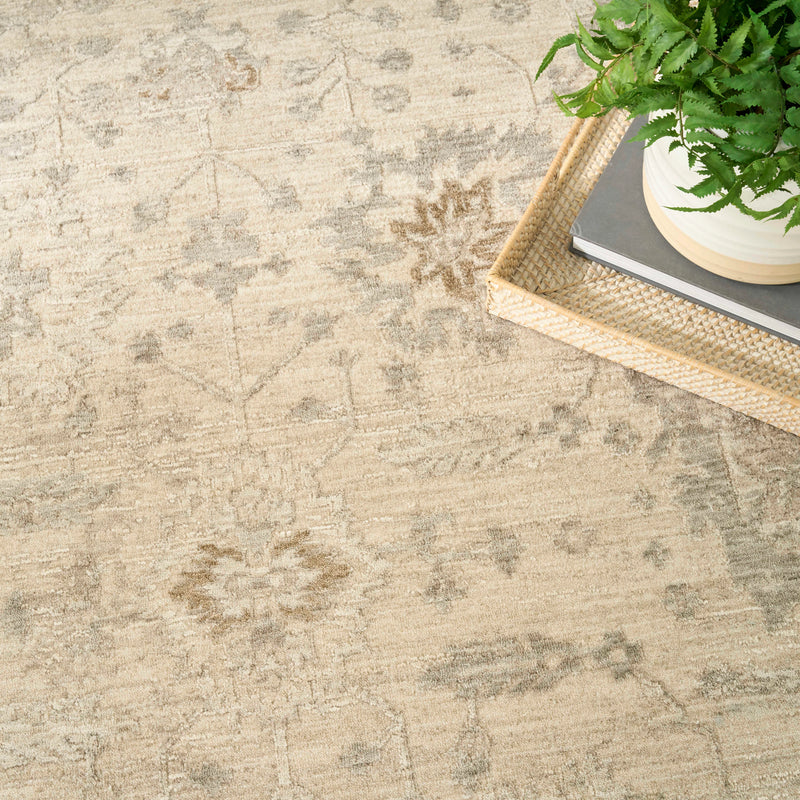 Livia Ivory Grey Sheen Area Rug