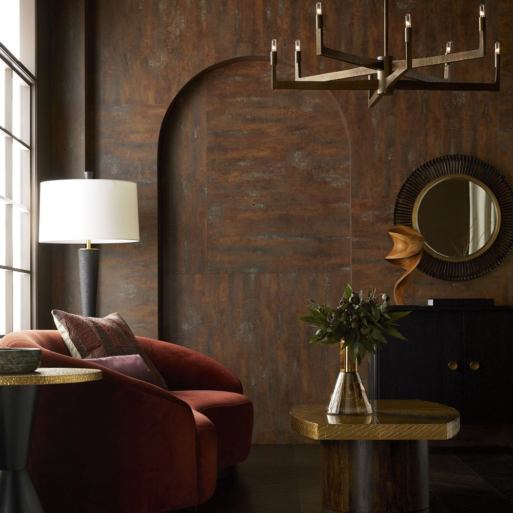 Emilee 84" Paprika Velvet Sofa