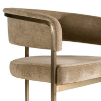 Villa Modern Brown & Gold Counter Stool