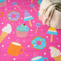 Ice Cream & Cupcakes Pink Multicolour Area Rug