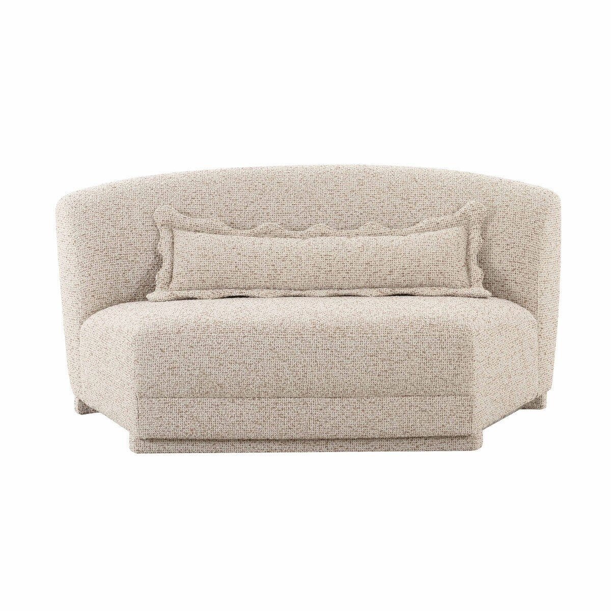 Marion Two-Tone Textured Boucle Armless Loveseat