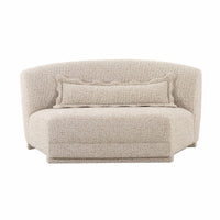 Marion Two-Tone Textured Boucle Armless Loveseat