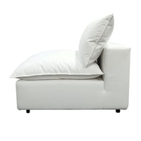 Cali Pearl Performance Fabric Modular Armless Chair