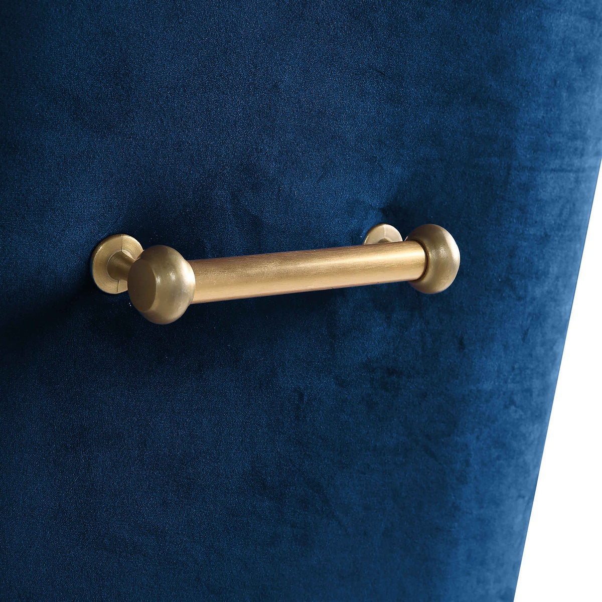 Prado Blue Velvet With Gold Frame Chair - Luxury Living Collection