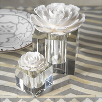 Modena Fleur d'Oranger Fragrance Porcelain & Crystal Diffuser (Sets of 2 & 4)- 2 Sizes Available