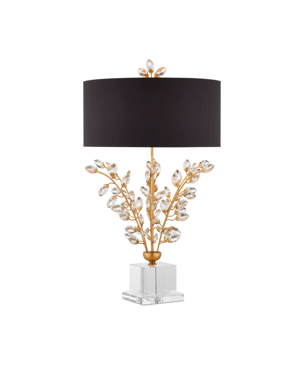 Forget-Me-Not Gold Lamp