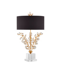 Forget-Me-Not Gold Lamp