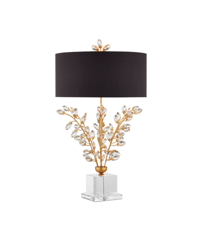 Forget-Me-Not Gold Lamp