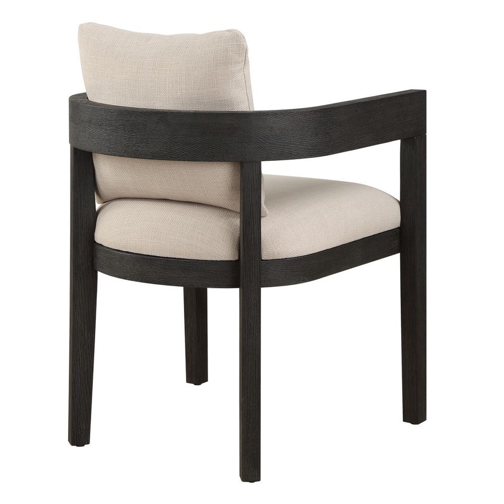 Bailey Beige Linen & Oak Dining Chair