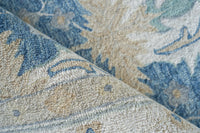 Nell Blue/Ivory Luxury Area Rug