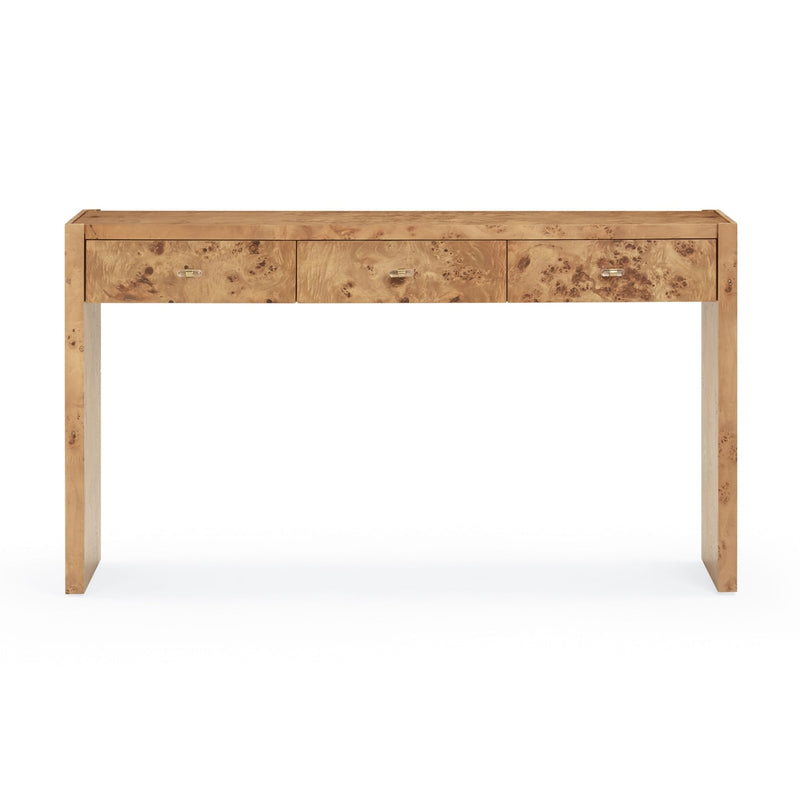 Ada 54" Honey Burl Console Table