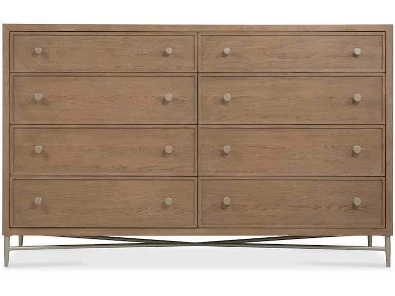 Magnus Neutral Eight-Drawer Dresser