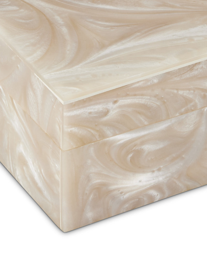 Opaline Swirl Boxes (Set of2)