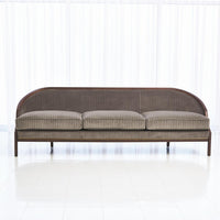 Viktoria 95.75" Tailored Sleek Pinstripe Sofa