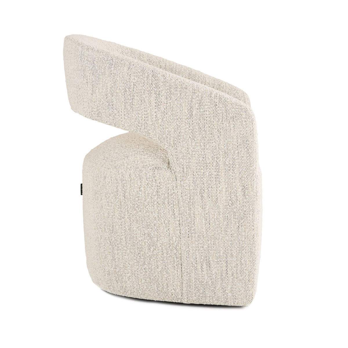 Gastra Cream Modern Fabric Dining Chair