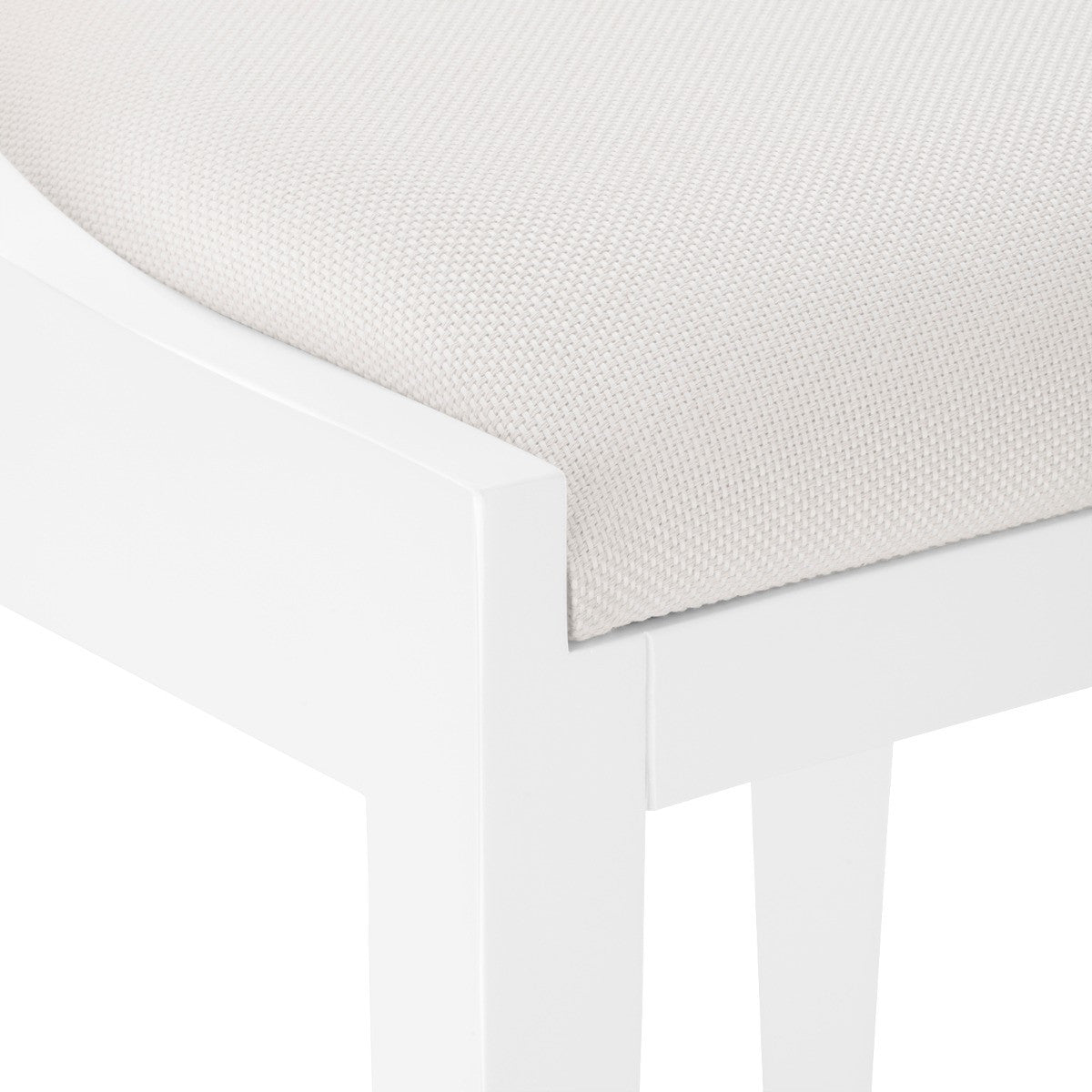 Kole White Armchair
