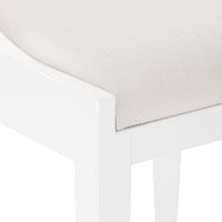 Kole White Armchair