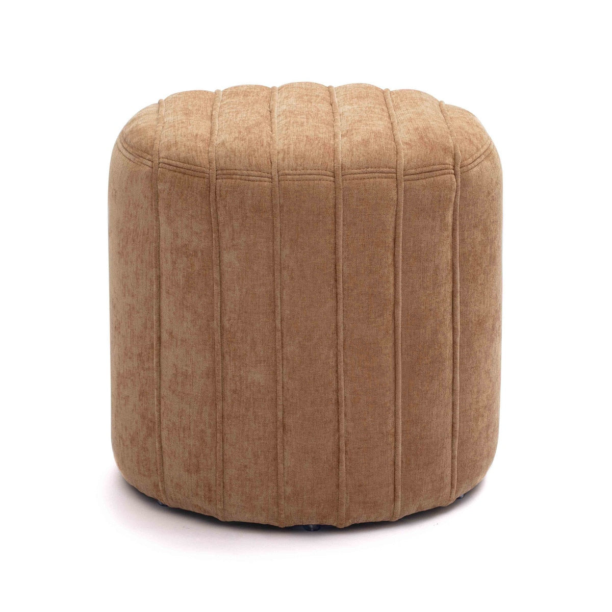Addison Rust Chenille Ottoman