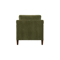 Aeliana Olive Green Velvet Accent Chair