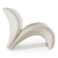 Rondo Modern White Accent Chair