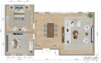 Design & Adorn  (Virtual 2D Floor Plan With Furnishings)