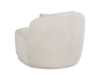 Soraya Dove Cream Swivel Accent Chair