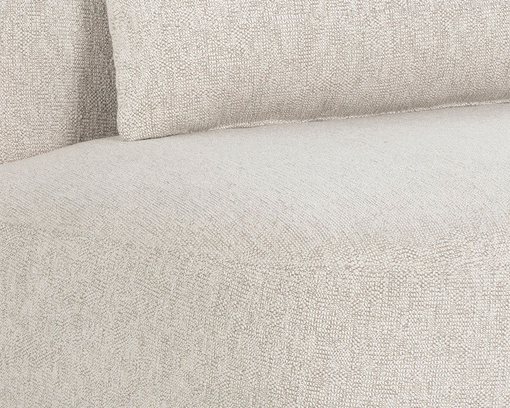 Soraya Dove Cream Swivel Accent Chair