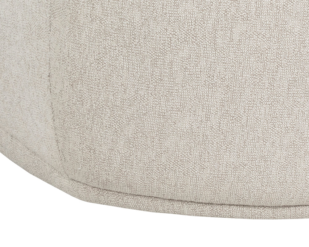 Soraya Dove Cream Swivel Accent Chair