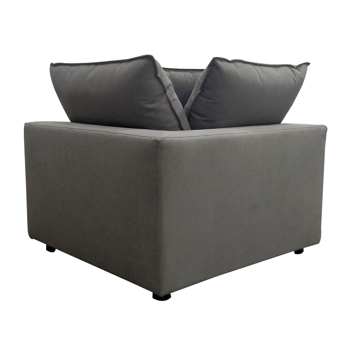 Cali Slate Performance Fabric Modular Corner Chair