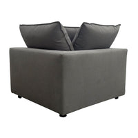 Cali Slate Performance Fabric Modular Corner Chair