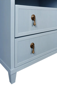 Isla 32.5" Light Blue Nightstand/End Table